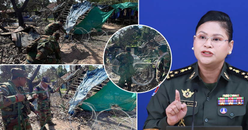 អ្នកនាំពាក្យក្រសួងការពារជាតិ៖ កម្ពុជាឃ្លាំមើលយ៉ាងជិតស្និទ្ធស្ថានភាពនៅតំបន់អានសេះ បន្ទាប់ពីការដកបន្លាលួសរបស់ថៃចេញ